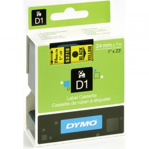 Dymo 53718 Black On Yellow - 24mm