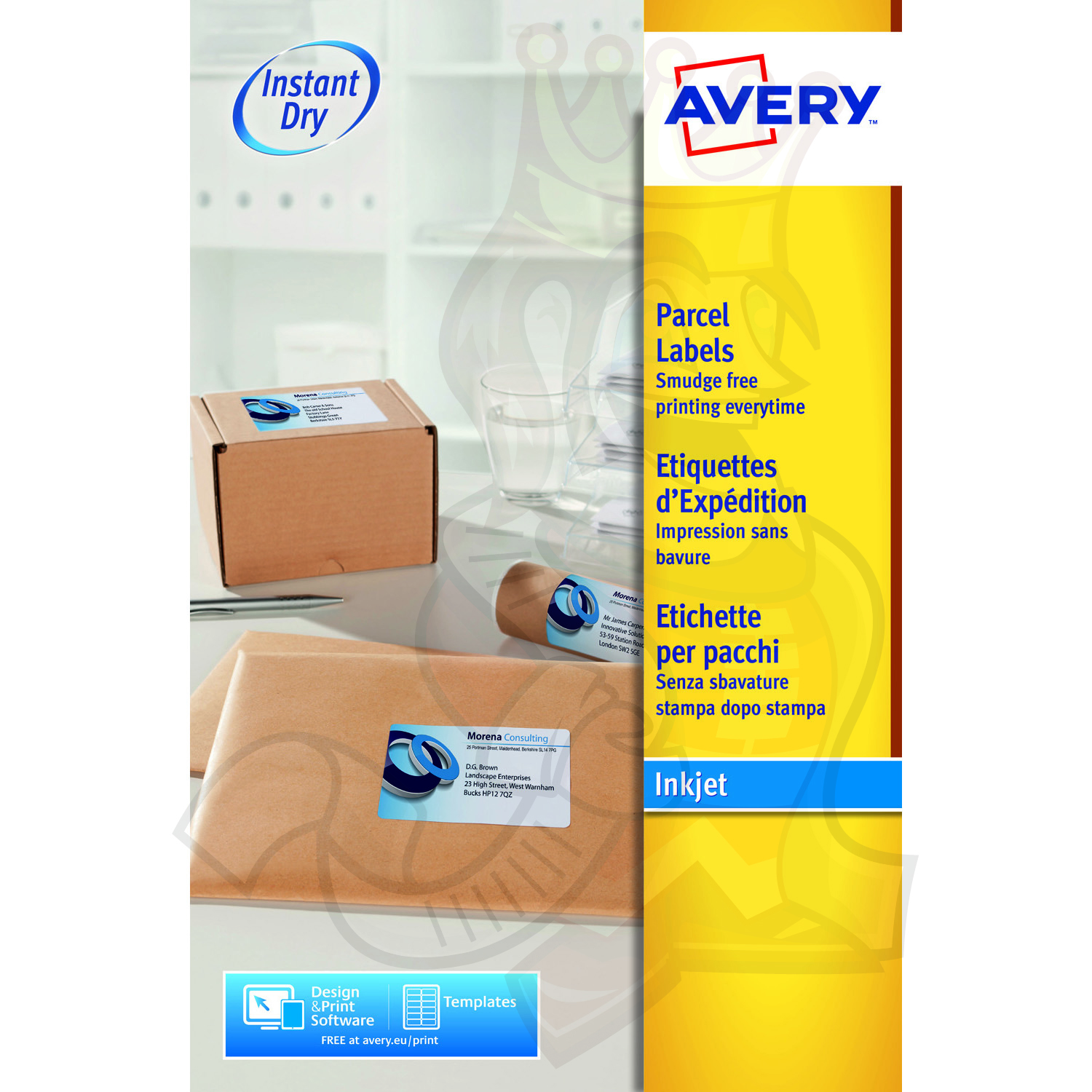 avery inkjet addressing labels 99x67 7mm j8165 25 200 avery j8165 template