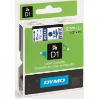 Dymo 45014 Blue On White - 12mm