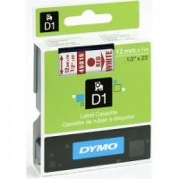 Dymo 45015 Red On White - 12mm