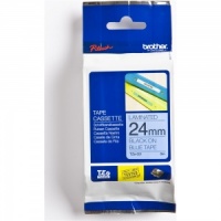 Brother TZ551 Black On Blue - 24mm