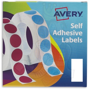 Avery Labels in Dispensers 25x50mm White 24-426 (400 Labels)