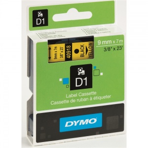 Dymo 40918 Black On Yellow - 9mm