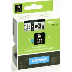 Dymo 53713 Black On White - 24mm