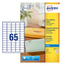 Avery J8551-25 Address Labels, 25 Sheets, 65 Labels per Sheet (1625 labels)