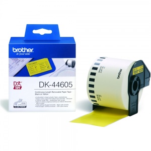 Brother DK44605 Removable Yellow Paper