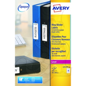 Avery Filing Labels Ring Binder 100x30mm L7172-25 (450 Labels)