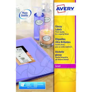 Avery Glossy Labels 200x143mm L7768-40 (80 Labels)