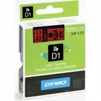 Dymo 40917 Black On Red - 9mm