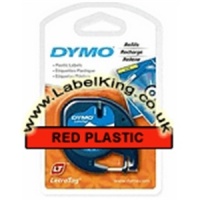 Dymo 91203 Red Plastic Tape