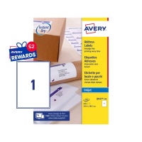Avery J8167-100 Parcel Labels, 100 Sheets, 1 Label per Sheet (100 labels)