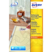 Avery Removable Labels 96x63.5mm L4745REV-25 (200 Labels)