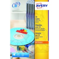 Avery Classic Size CD Labels 117mm Diameter L6043-100 (200 Labels)