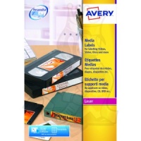 Avery Video Face Label Laser 76.2x46.4mm L7671-25 (300 Labels)