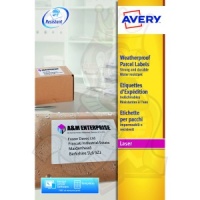 Avery Weatherproof Shipping Labels 99x139mm L7994-25 (100 Labels)